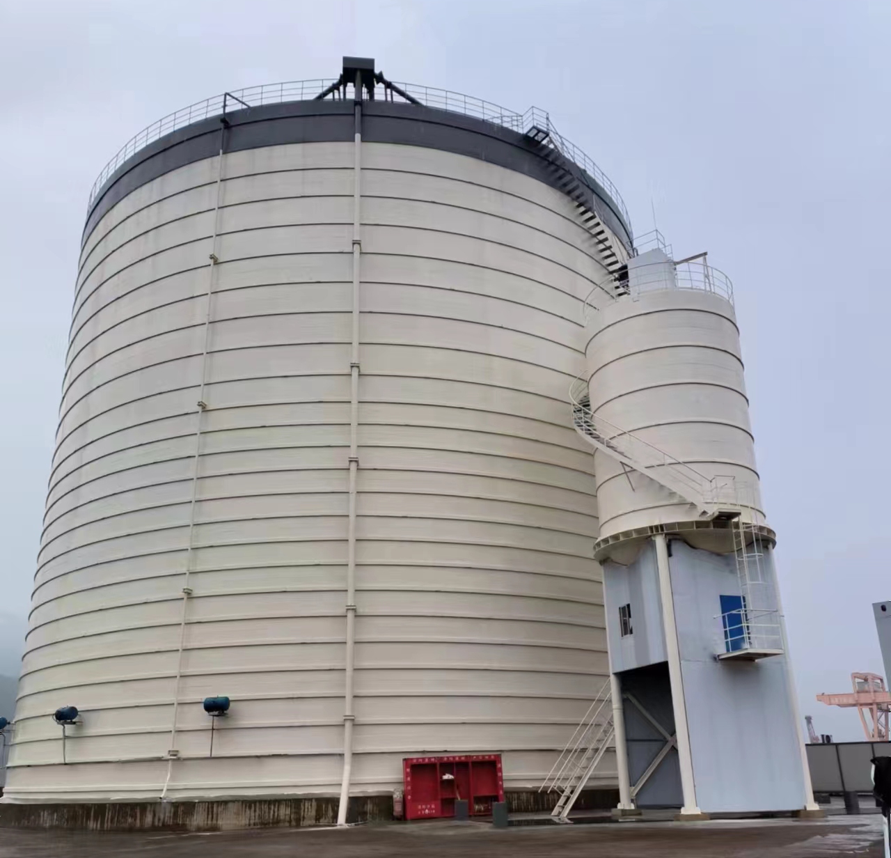 松溪10万吨水泥钢板库